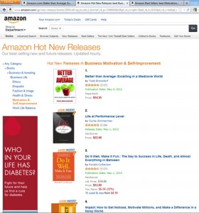 Better than Average Book #1 on Amazon.com